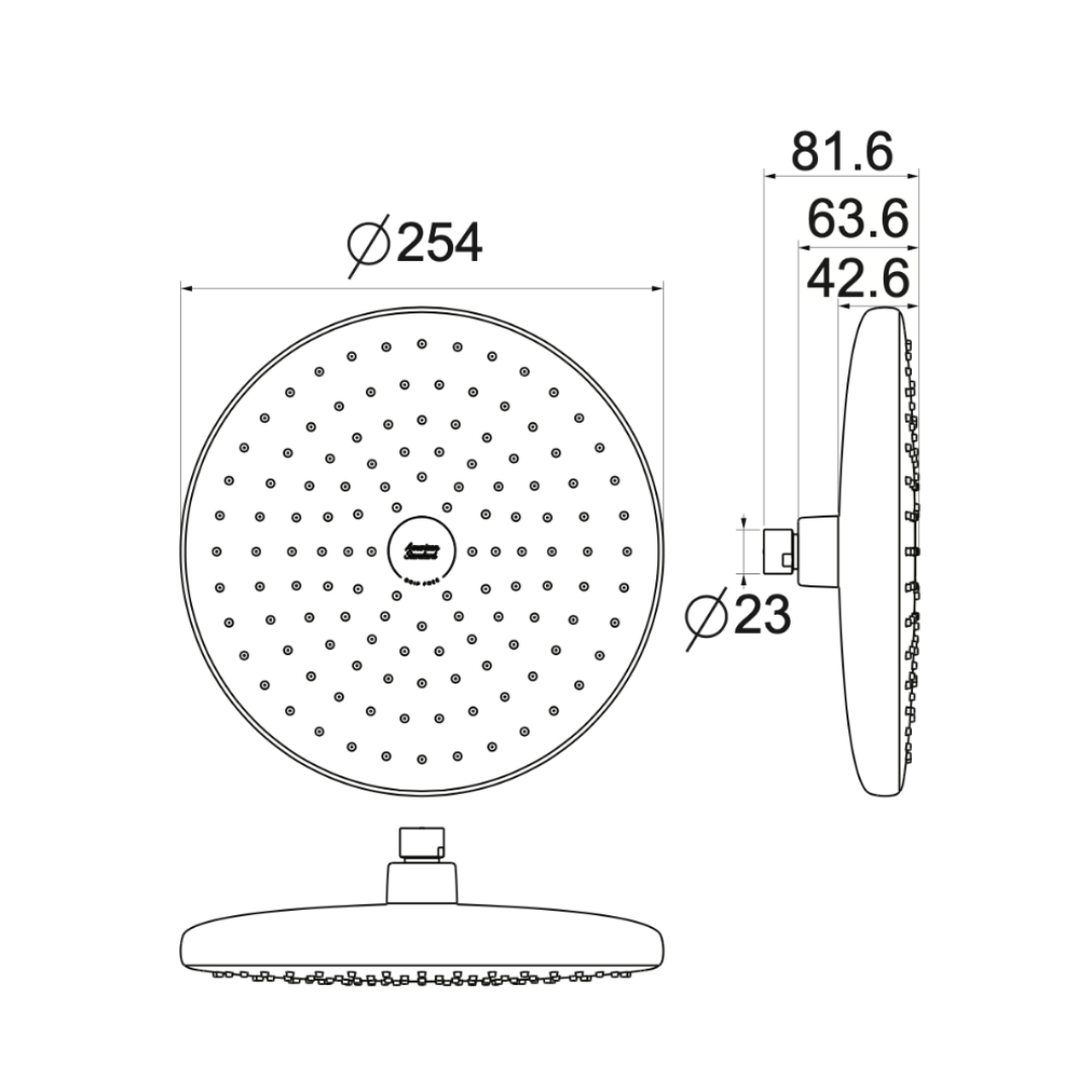 Bát Sen American Standard WF-3097 (1030970001) Tròn 254 mm