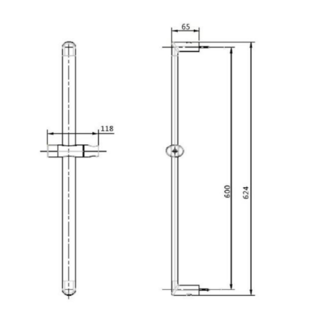 Thanh Trượt Sen Tắm American Standard FFAS9099