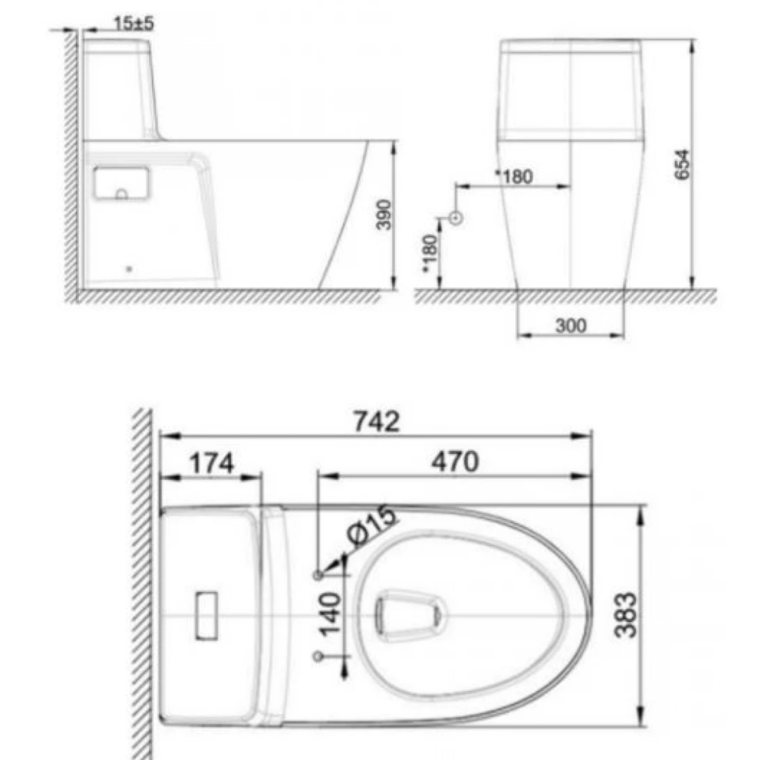Bồn Cầu Điện Tử American Standard VF-1808TPR