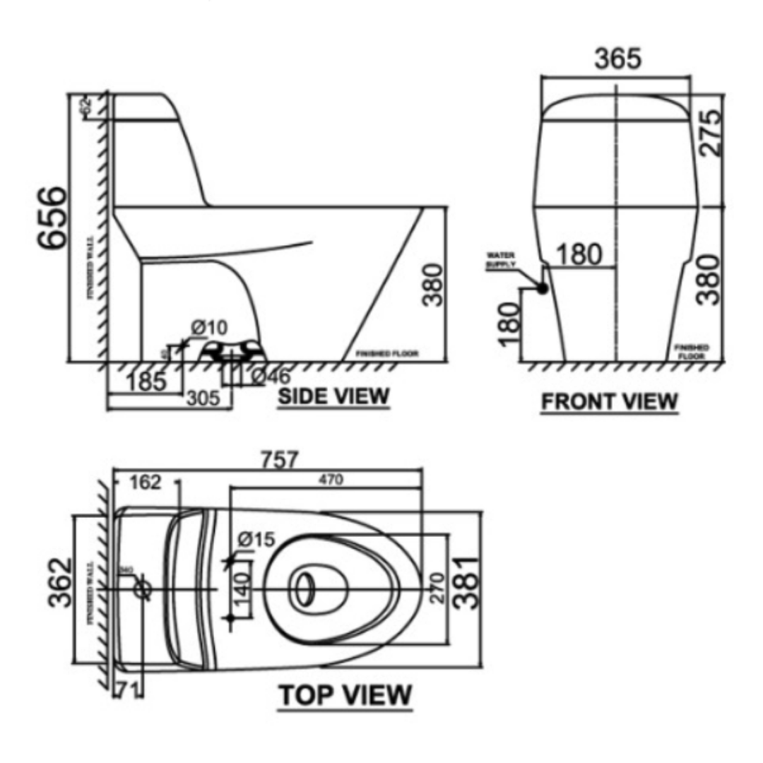 Bồn Cầu Điện Tử American Standard VF-2011PR