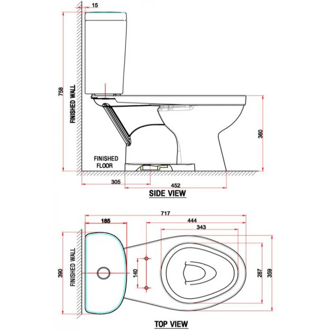 Bồn Cầu 02 Khối American Standard VF-2397