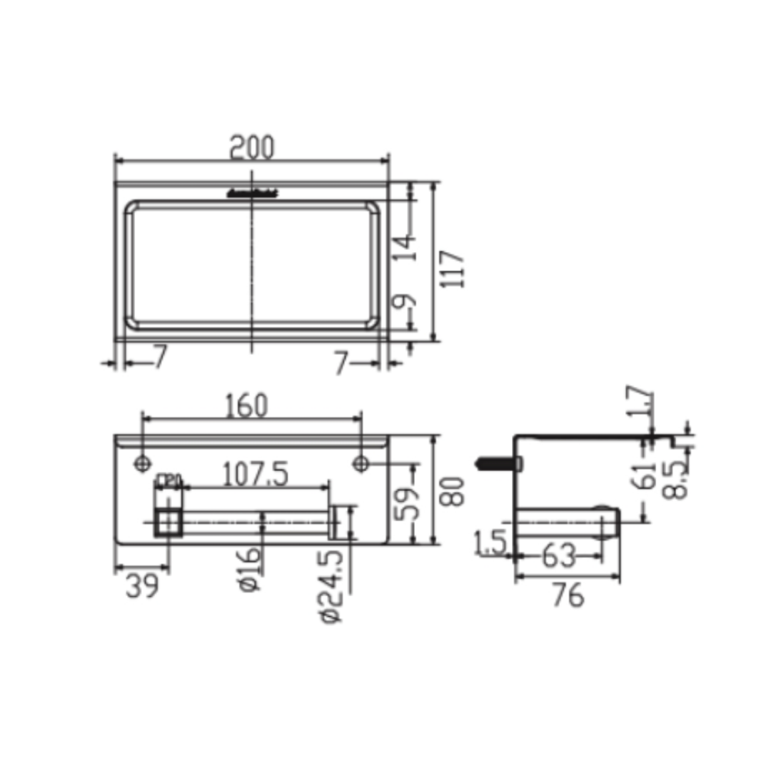Móc Giấy Vệ Sinh American Standard WF-0498
