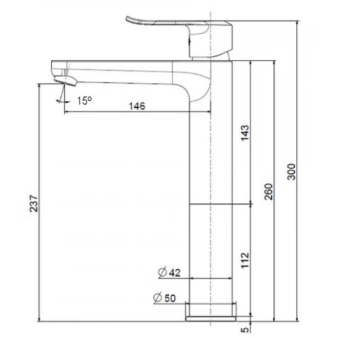 Vòi Lavabo Nóng Lạnh American Standard WF-0703 Thân Cao