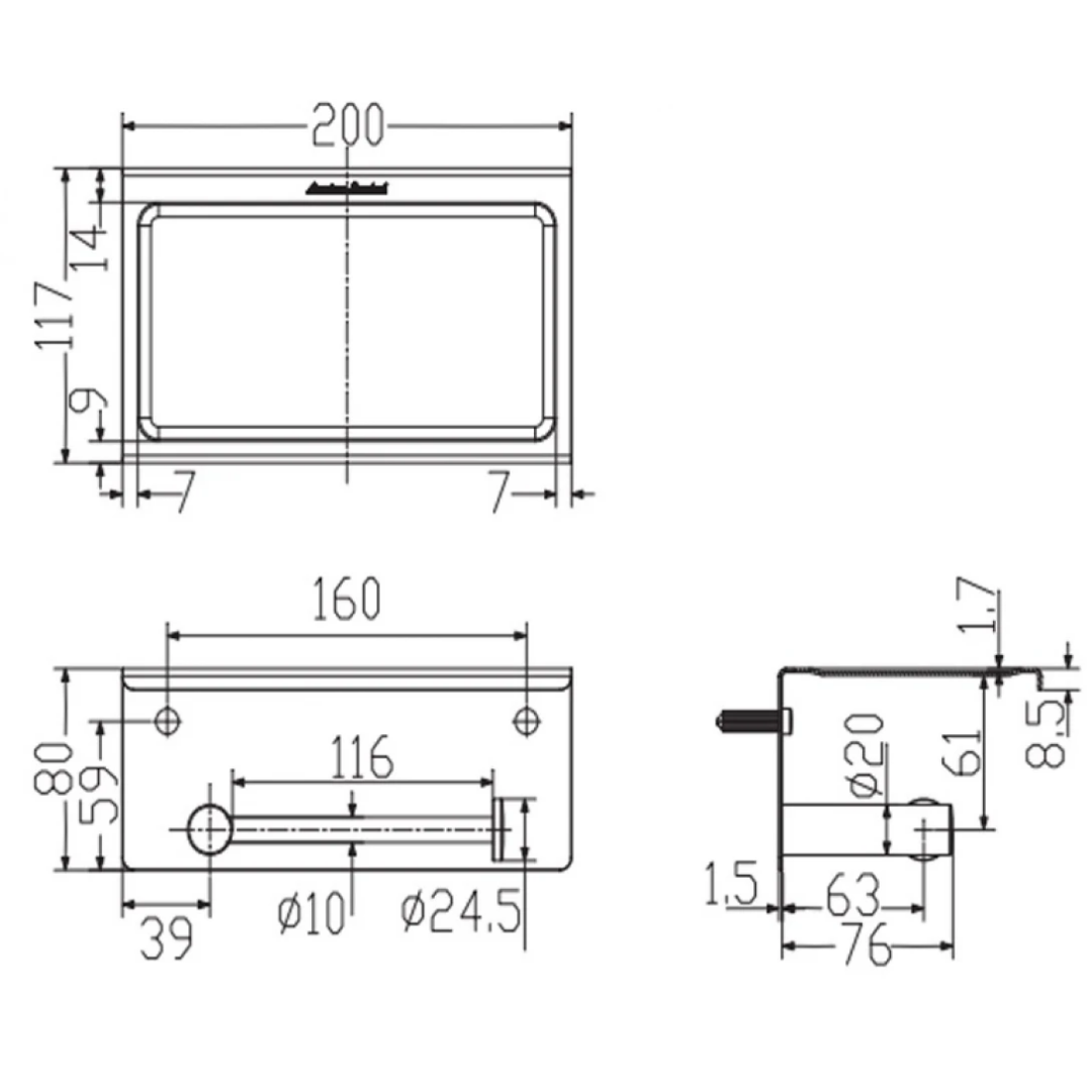 Móc Giấy Vệ Sinh American Standard WF-1498
