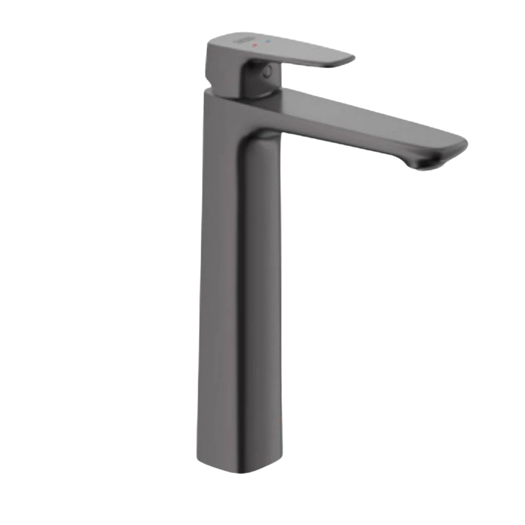 Vòi Lavabo Nóng Lạnh American Standard WF-1702HG Signature Thân Cao Màu Xám Đen