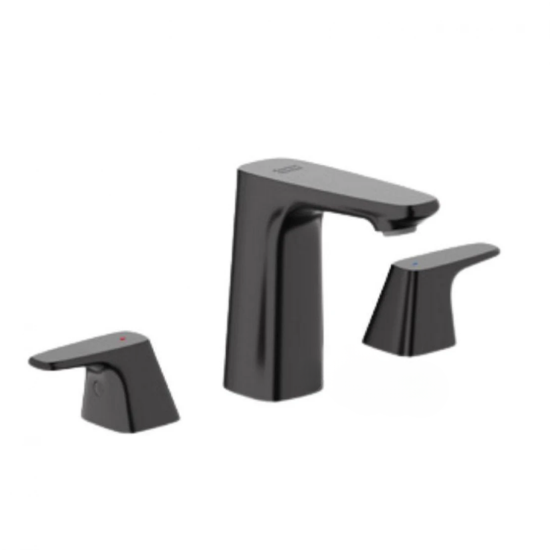 Vòi Lavabo Nóng Lạnh American Standard WF-1703HG Signature 3 Lỗ Màu Xám Đen