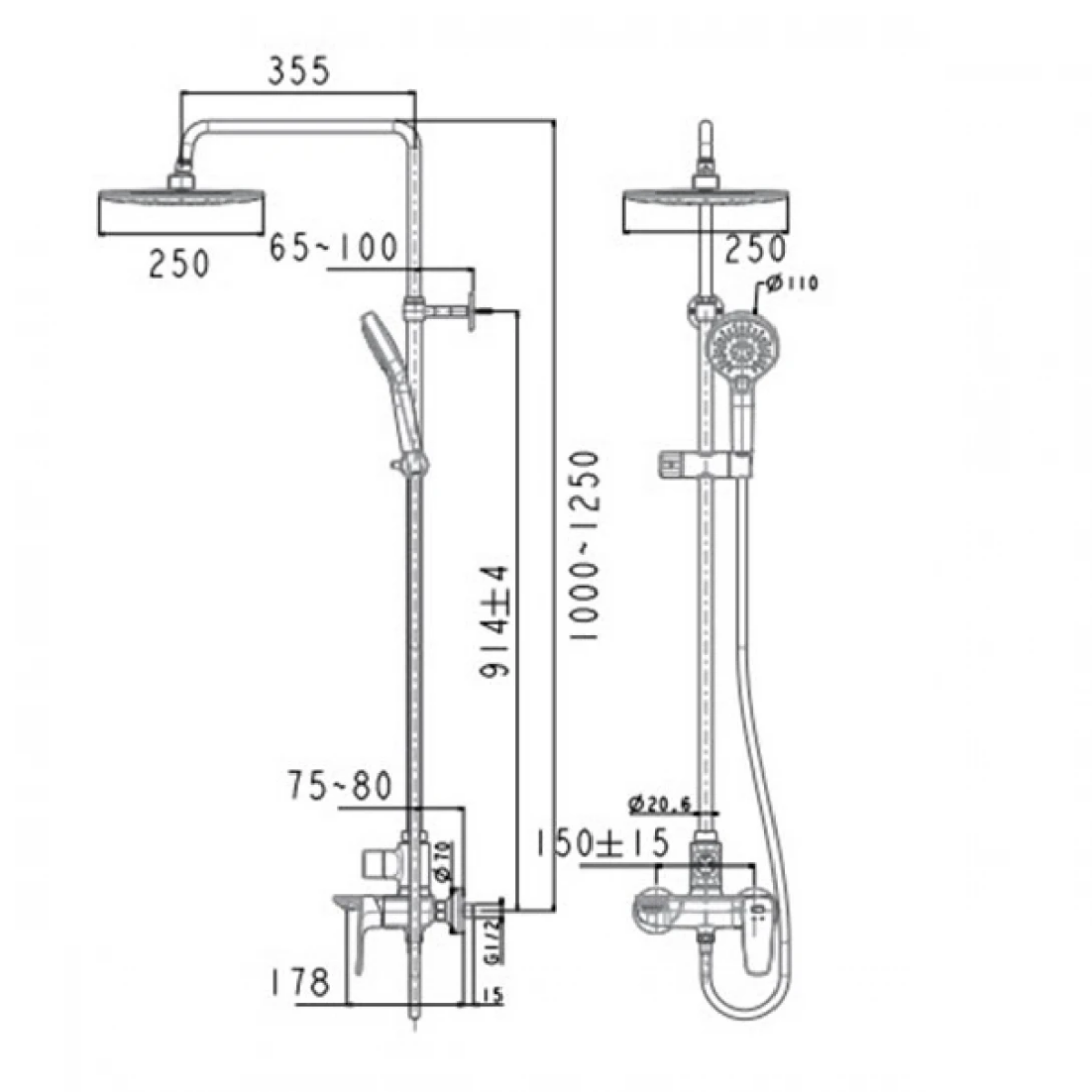 Sen Cây Nóng Lạnh American Standard WF-1772 Liền Khối