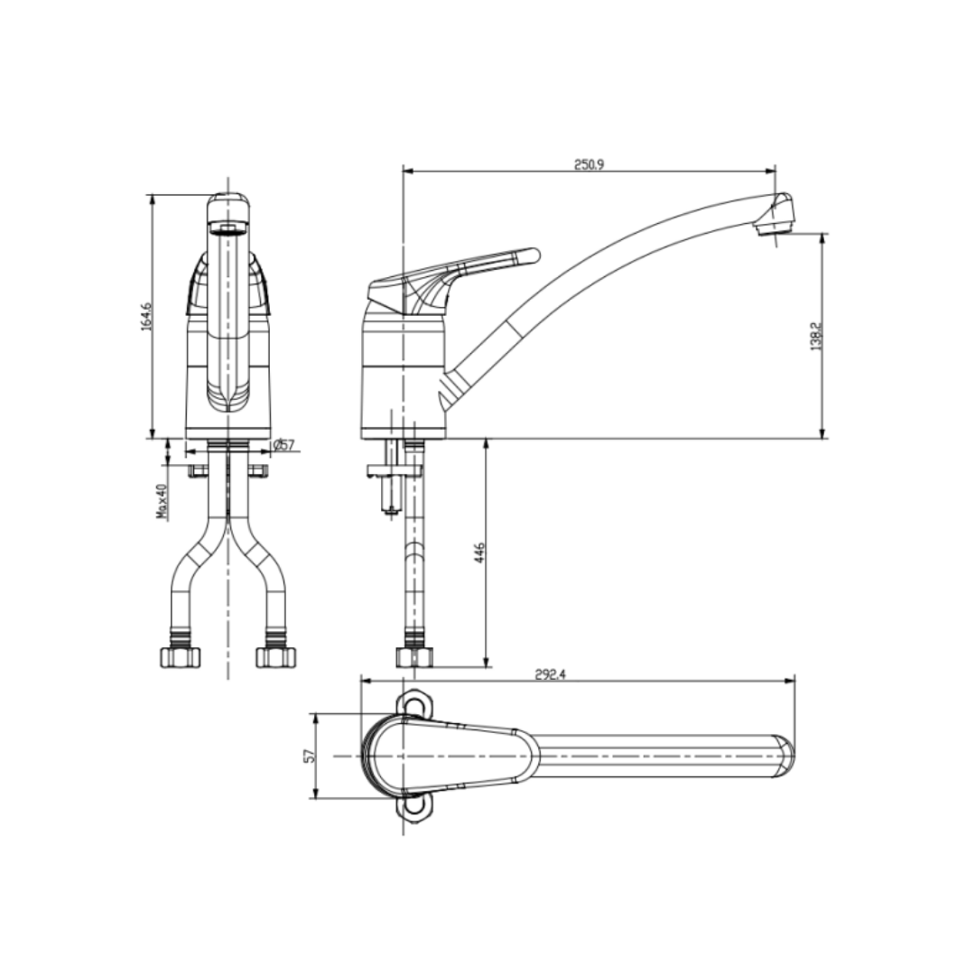 Vòi Rửa Bát American Standard WF-5637
