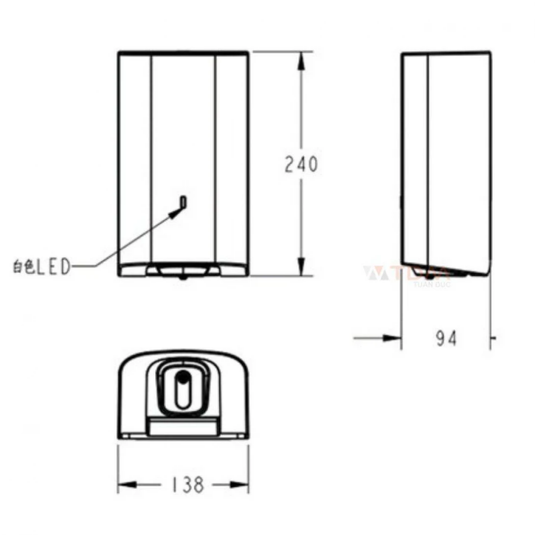 Hộp Đựng Xà Phòng American Standard WF-7268 Cảm Ứng
