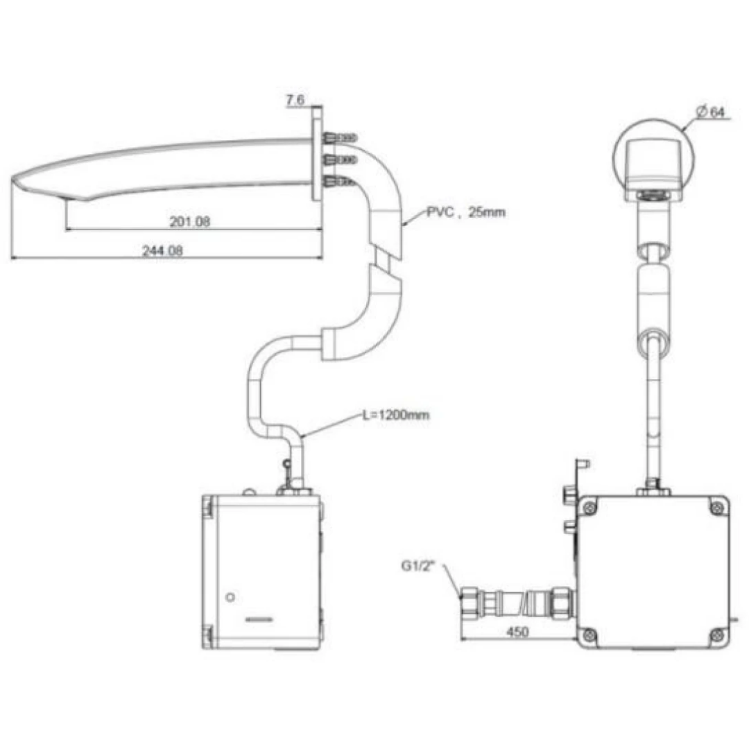 Vòi Lavabo Cảm Ứng American Standard WF-8508.DC