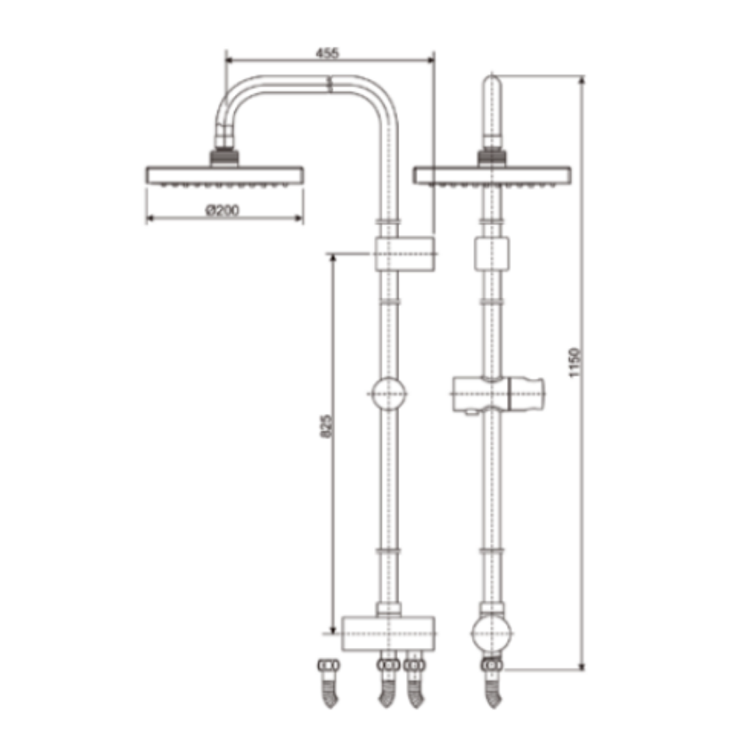 Thân Sen Cây American Standard WF-9071H Kèm Tay Sen
