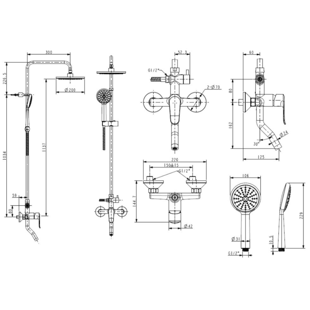 Sen Cây American Standard WF-9088 Nóng Lạnh