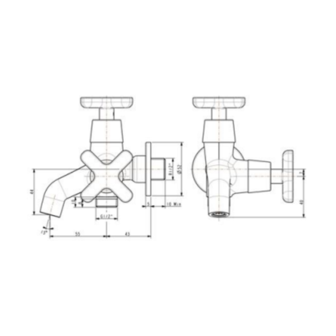 Vòi Tắm Sen Lạnh American Standard WF-T703
