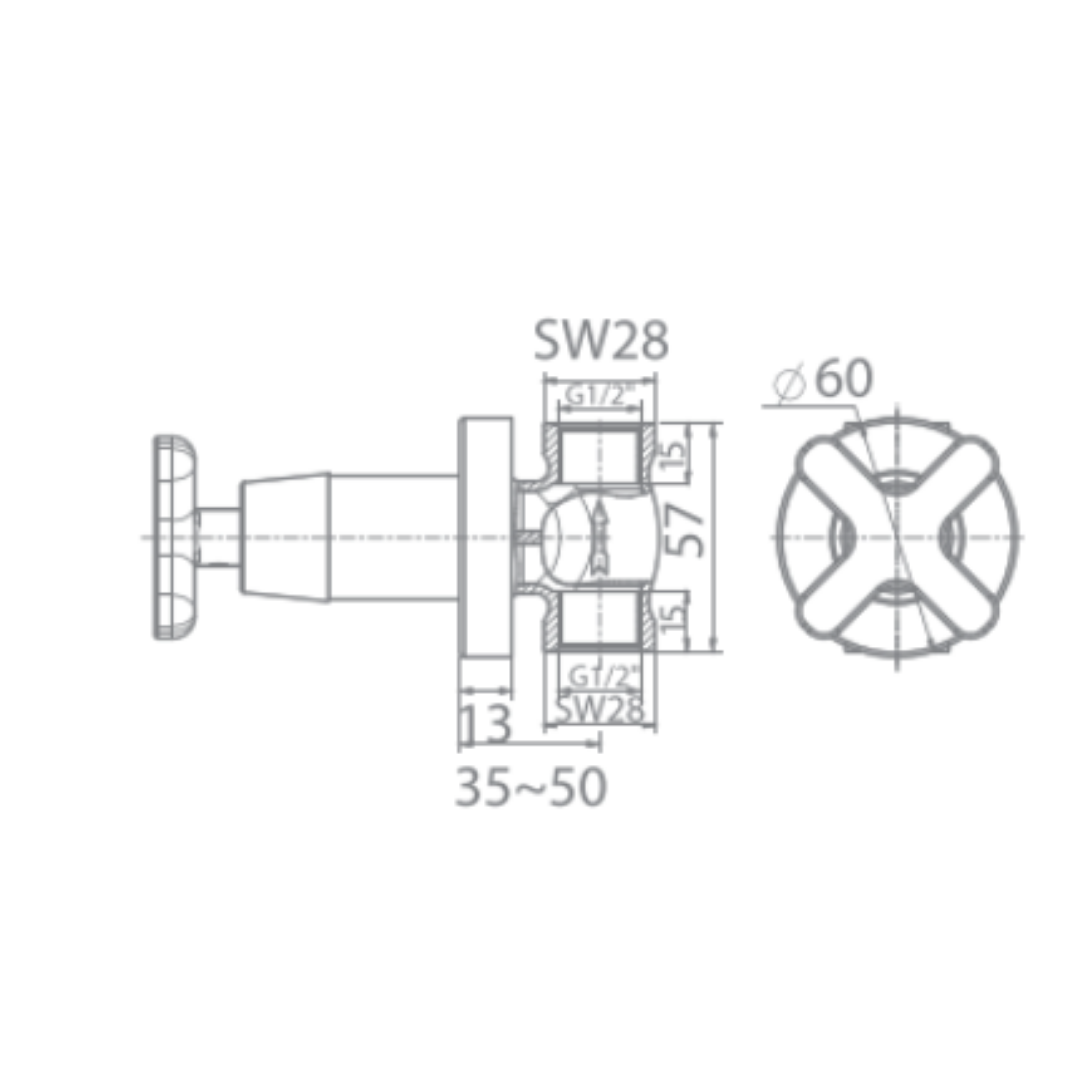 Sen Tắm Âm Tường American Standard WF-T705 Lạnh