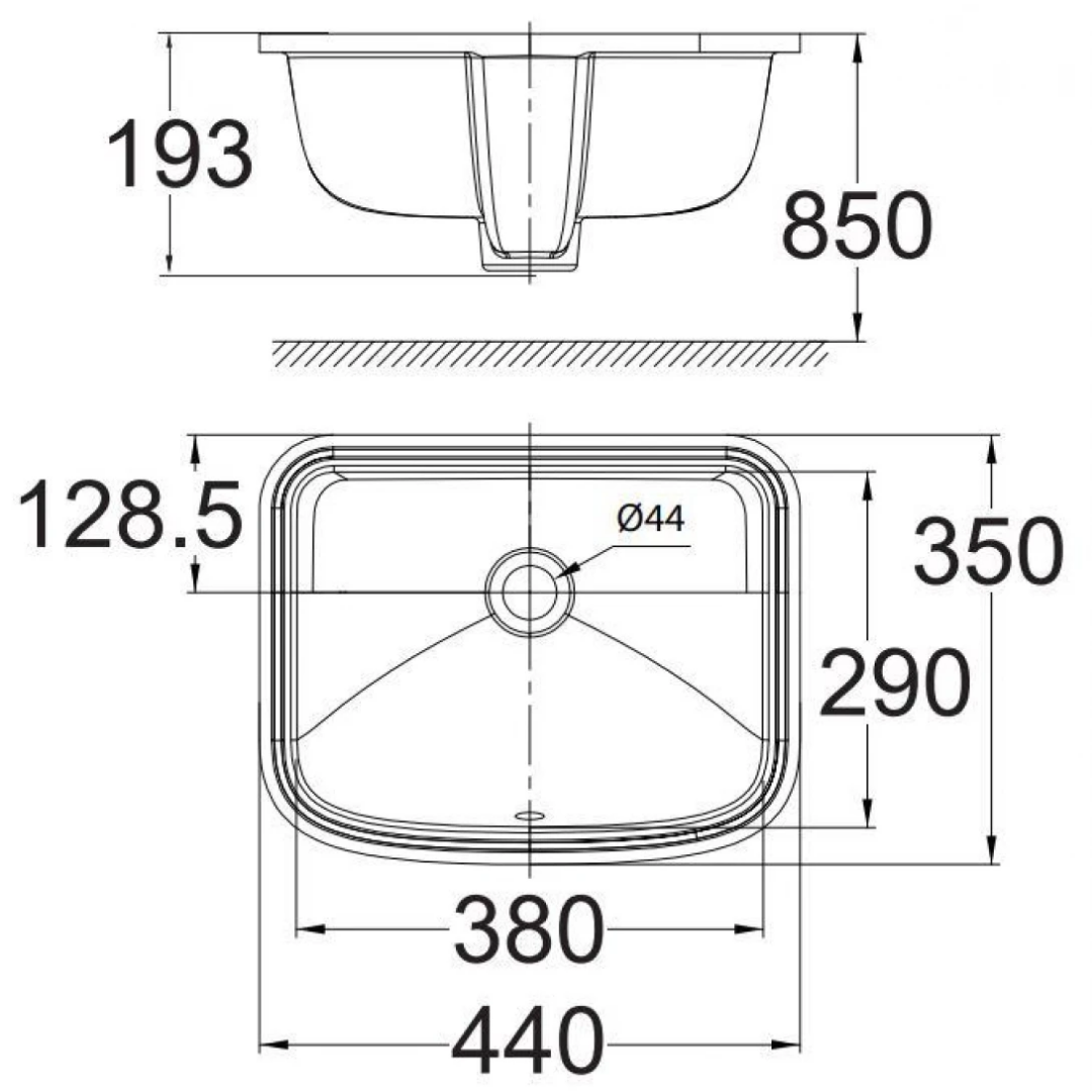 Chậu Lavabo Âm Bàn American Standard WP-0468