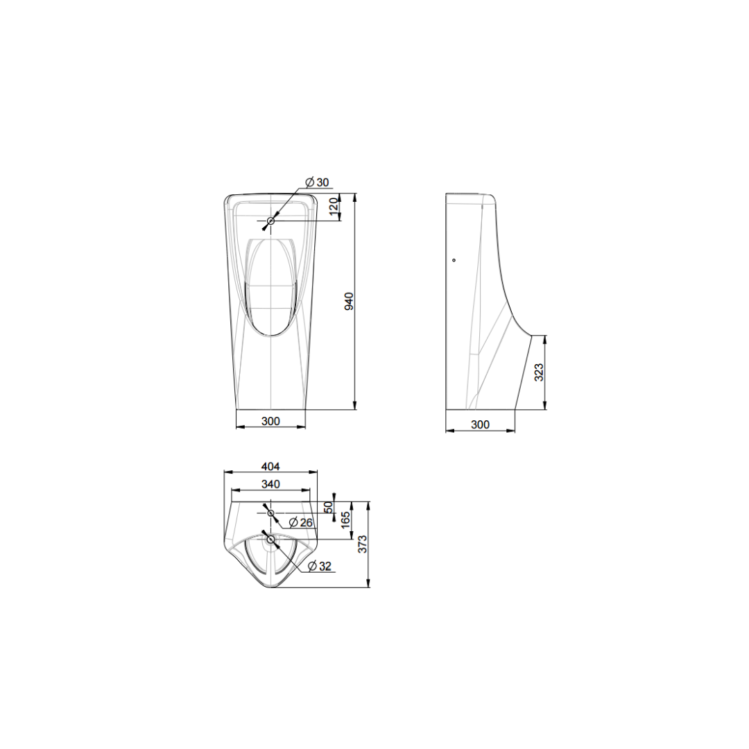 Bồn Tiểu Nam Đặt Sàn American Standard WP-6605T