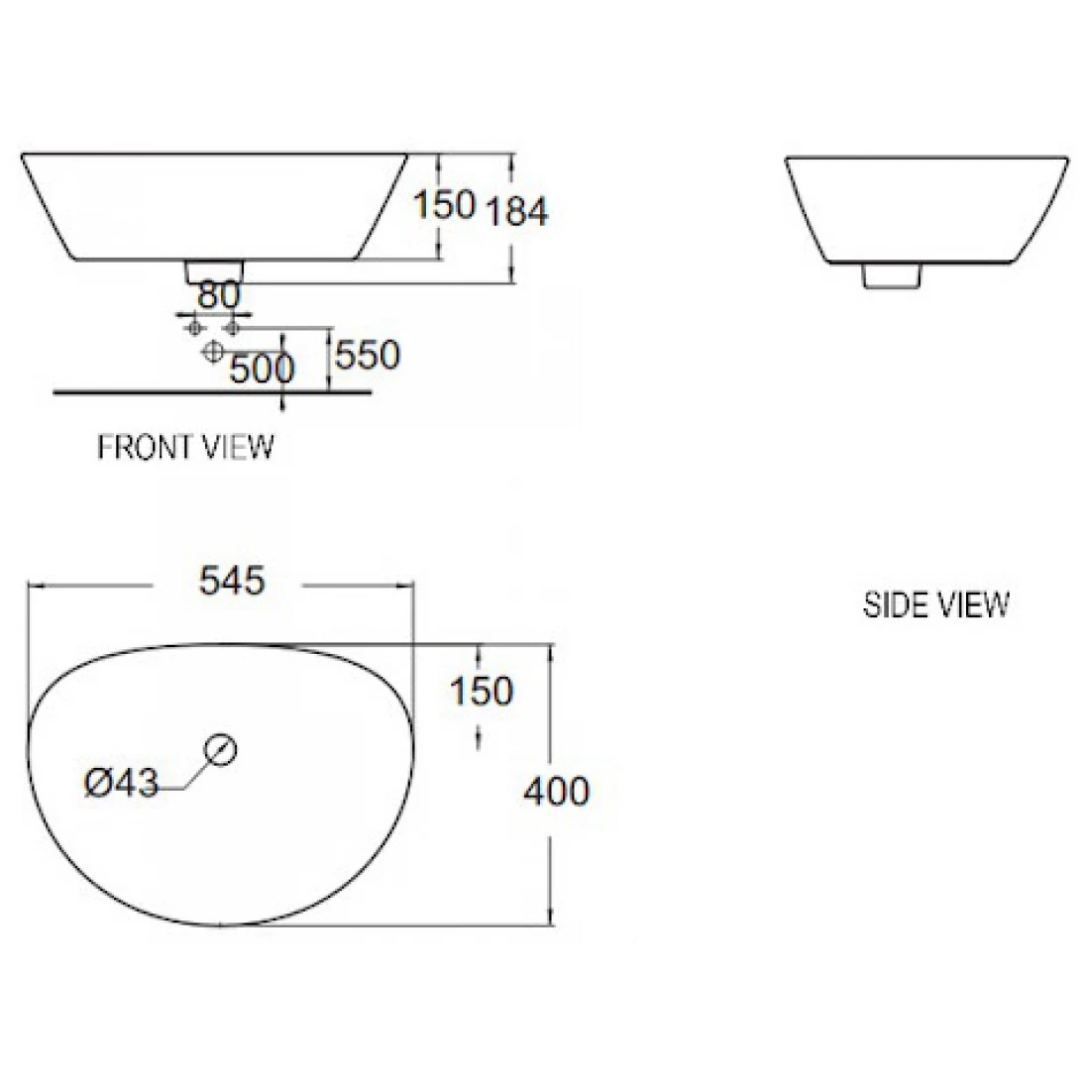 Chậu Lavabo Đặt Bàn American Standard WP-F633