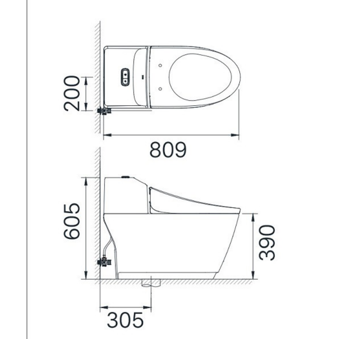 Bồn Cầu Nắp Điện Tử INAX AC-1032/CW-H17VN