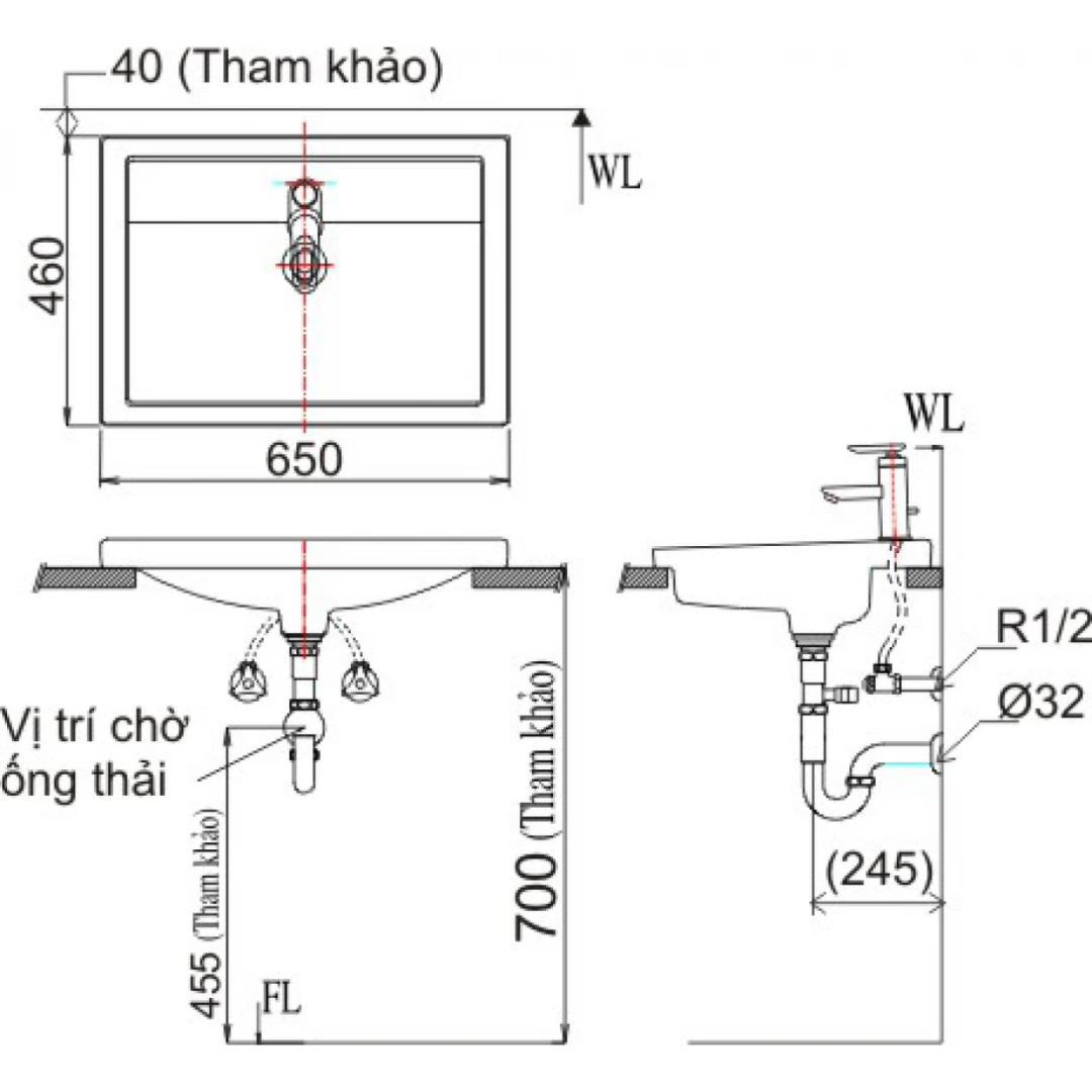 Chậu Lavabo Đặt Bàn INAX AL-2397V AquaCeramic
