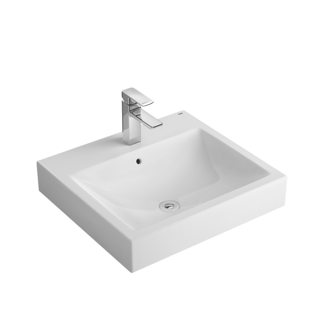 Chậu Lavabo Đặt Bàn 3 Lỗ INAX AL-536VGC Aqua Ceramic