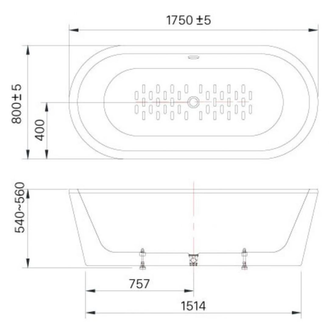 Bồn Tắm INAX BF-1757V