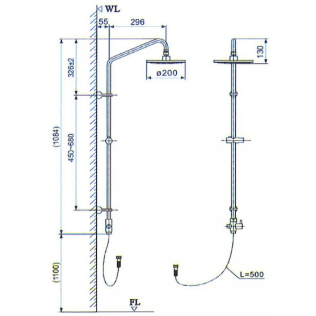 Thân Sen Cây INAX BFV-CL1