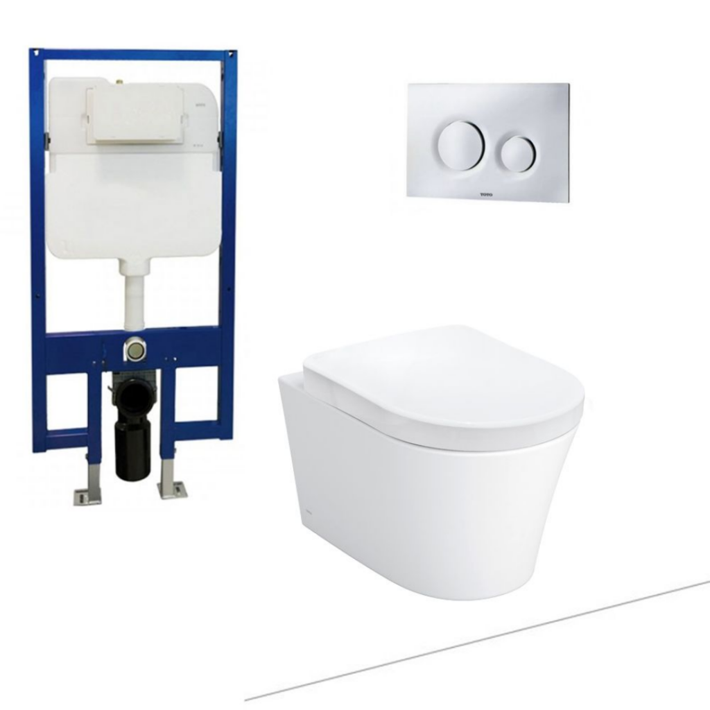 Bồn cầu treo tường TOTO CW553 TC384CVK WH172A MB174P