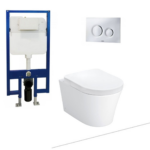 Bồn cầu treo tường TOTO CW553 TC384CVK WH172A MB174P