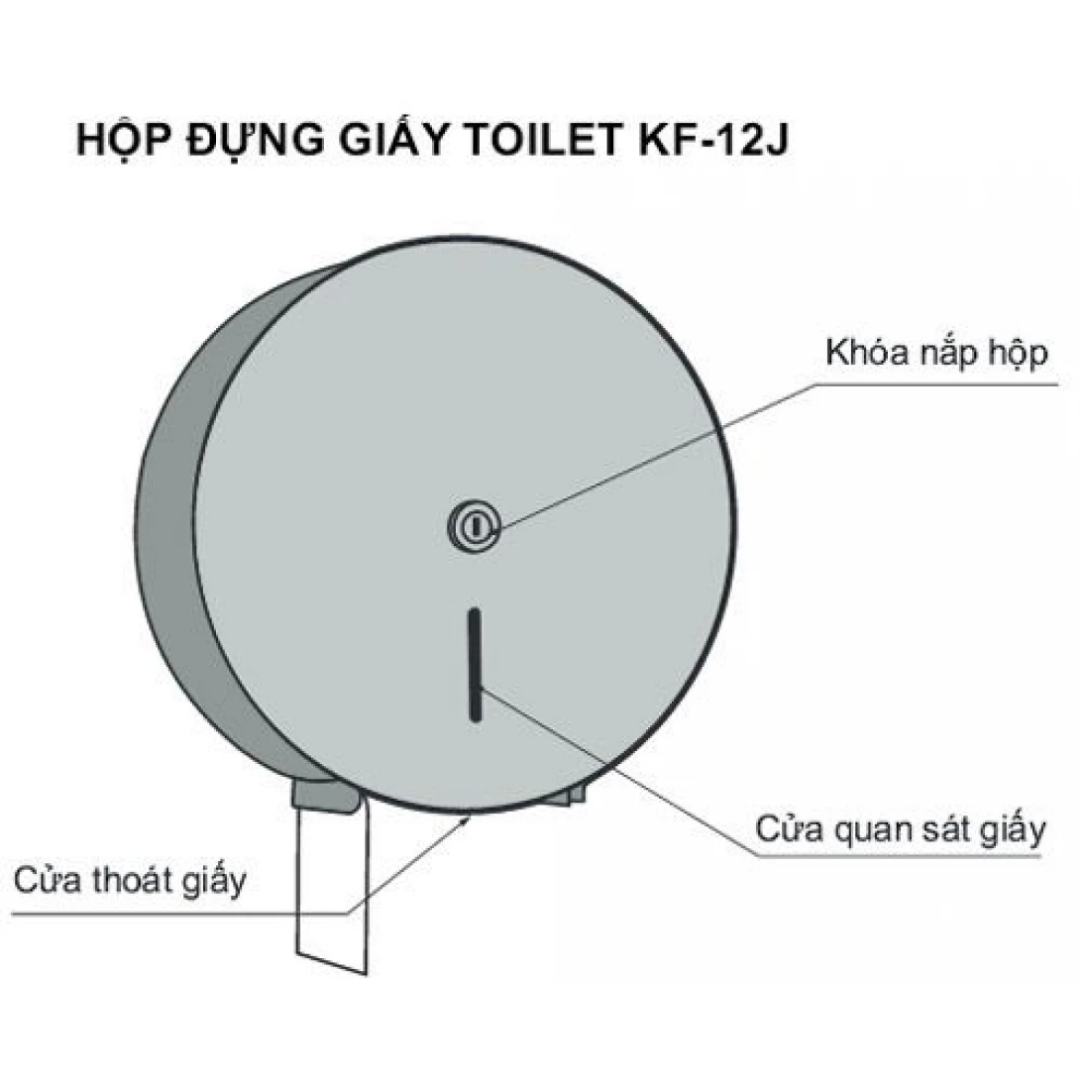 Hộp Đựng Giấy Vệ Sinh Inax KF-12J Lô Lớn