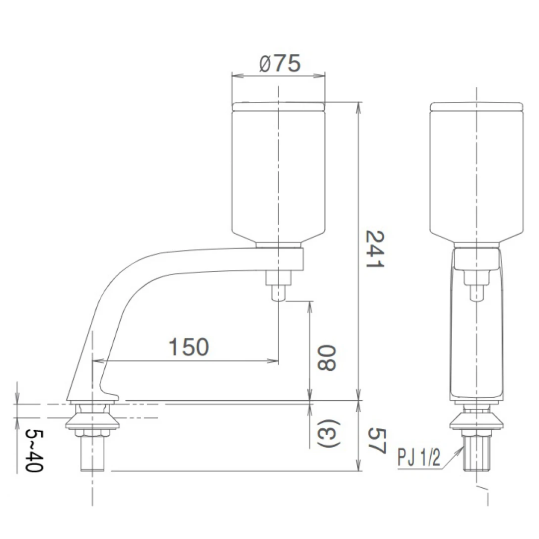 Hộp Xà Phòng Nước Inax KF-24FL