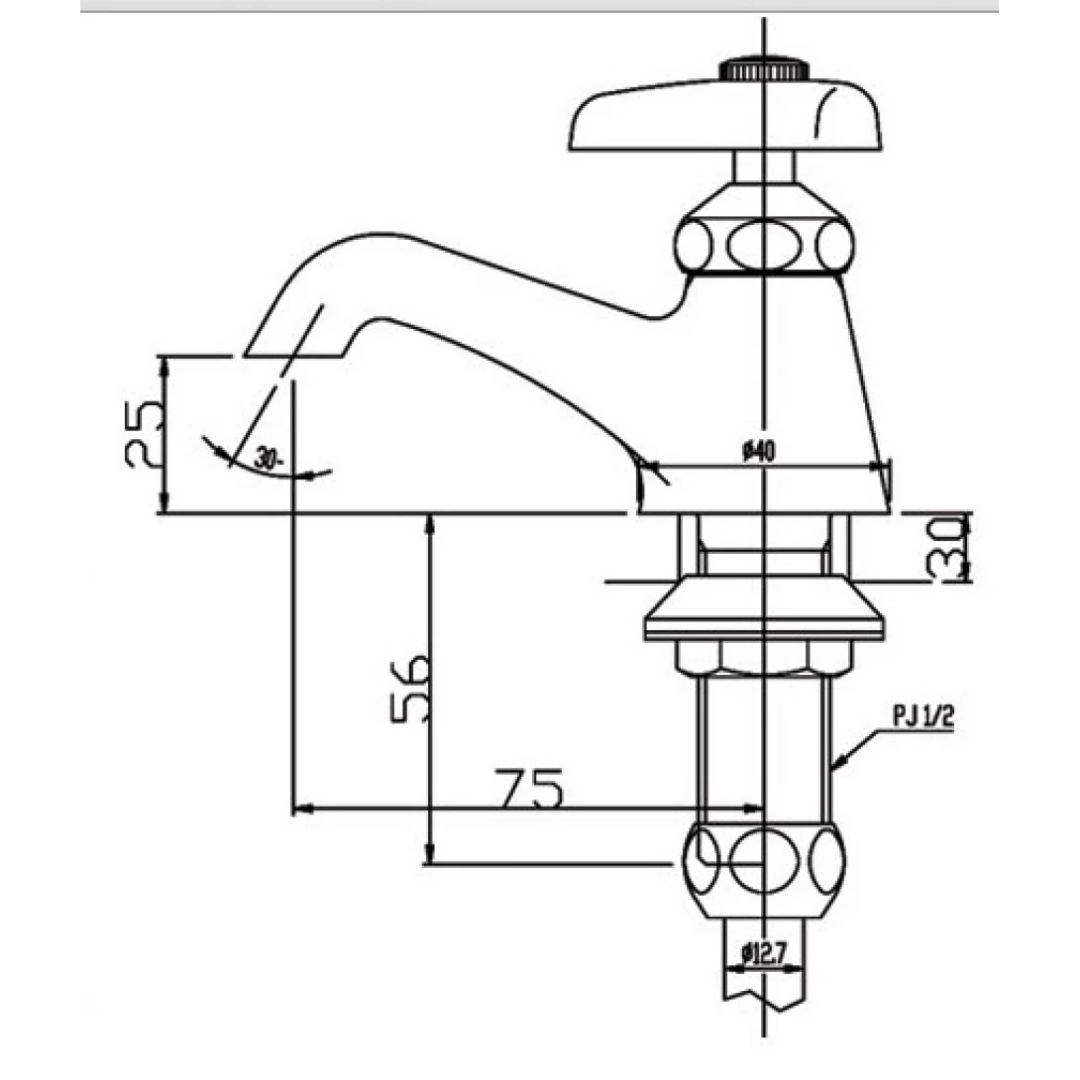 Vòi Lavabo Lạnh INAX LF-1