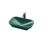 Chậu Rửa Lavabo TOTO LW630JDW/F#FRG Đặt Bàn Rừng Xanh 600x370 mm