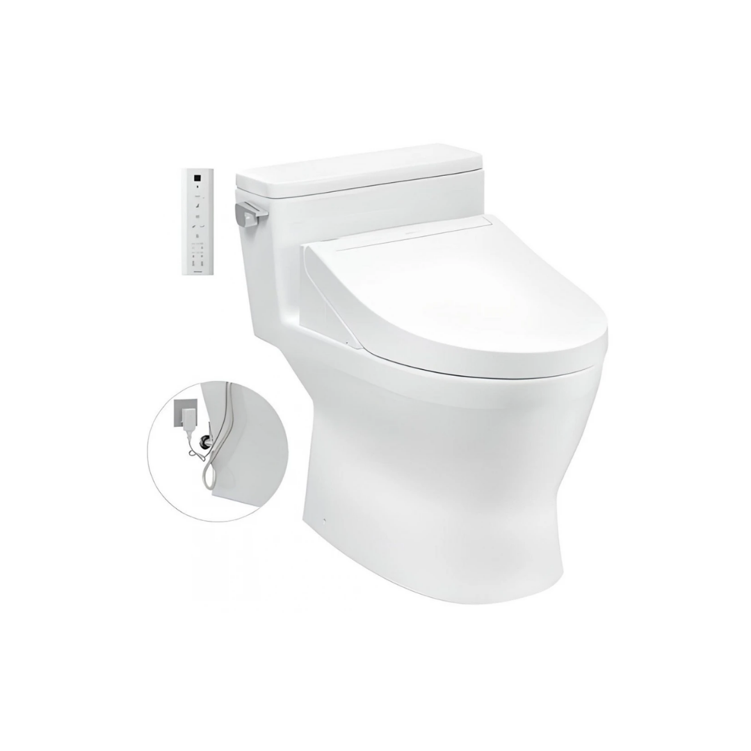 Bồn Cầu Điện Tử TOTO MS188VKW14 Nắp Washlet TCF24410AAA