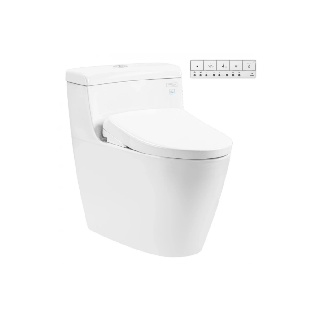 Bồn Cầu Điện Tử TOTO MS636CDRW23 Nắp Rửa Washlet TCF47360GAA S7 Giấu Dây
