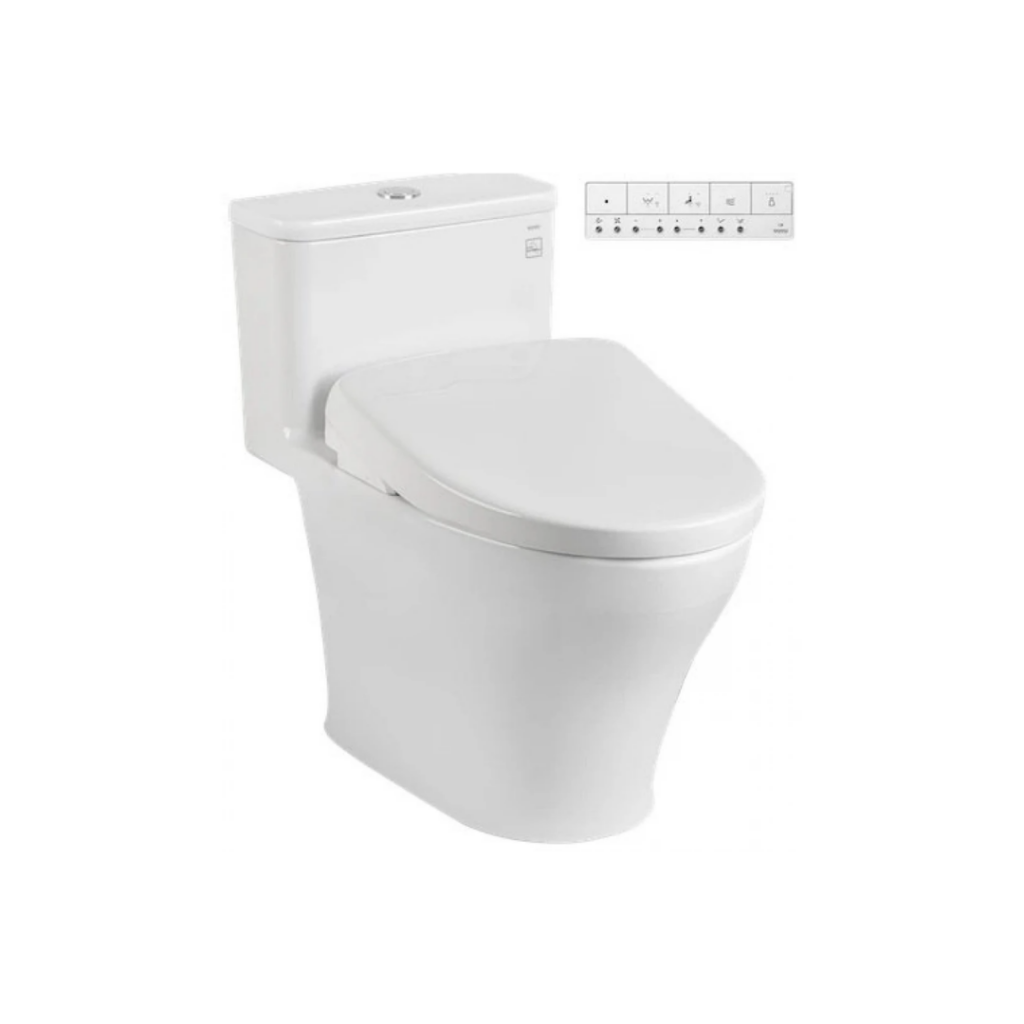 Bồn Cầu Điện Tử TOTO MS857CDW23 Nắp Rửa Washlet TCF47360GAA S7 Giấu Dây