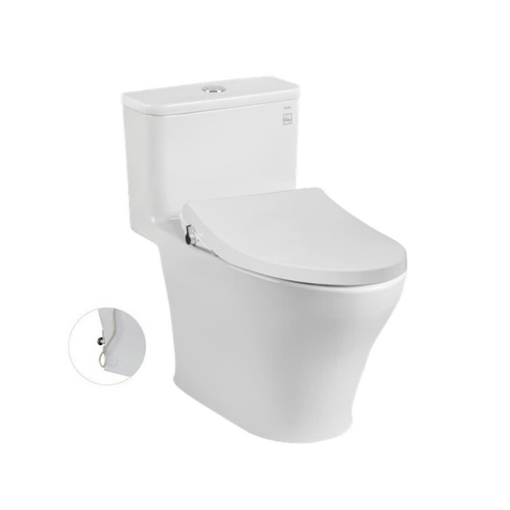 Bồn Cầu 1 Khối TOTO MS857DE4 Nắp Cơ Ecowasher TCW1211A