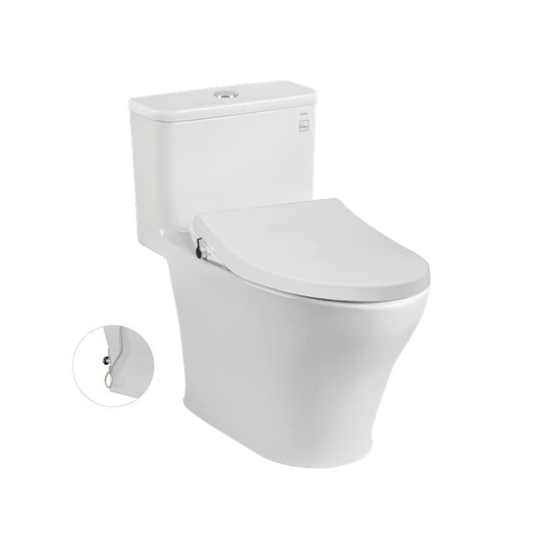Bồn Cầu 1 Khối TOTO MS857DE4 Nắp Cơ Ecowasher TCW1211A