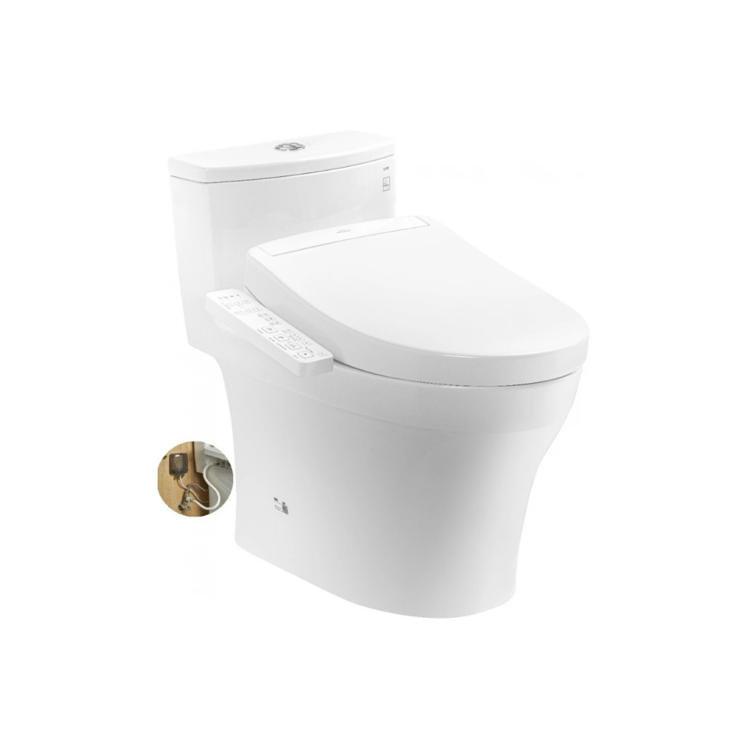 Bồn Cầu Điện Tử TOTO MS885DW24 Nắp Rửa Washlet TCF33461GAA S2