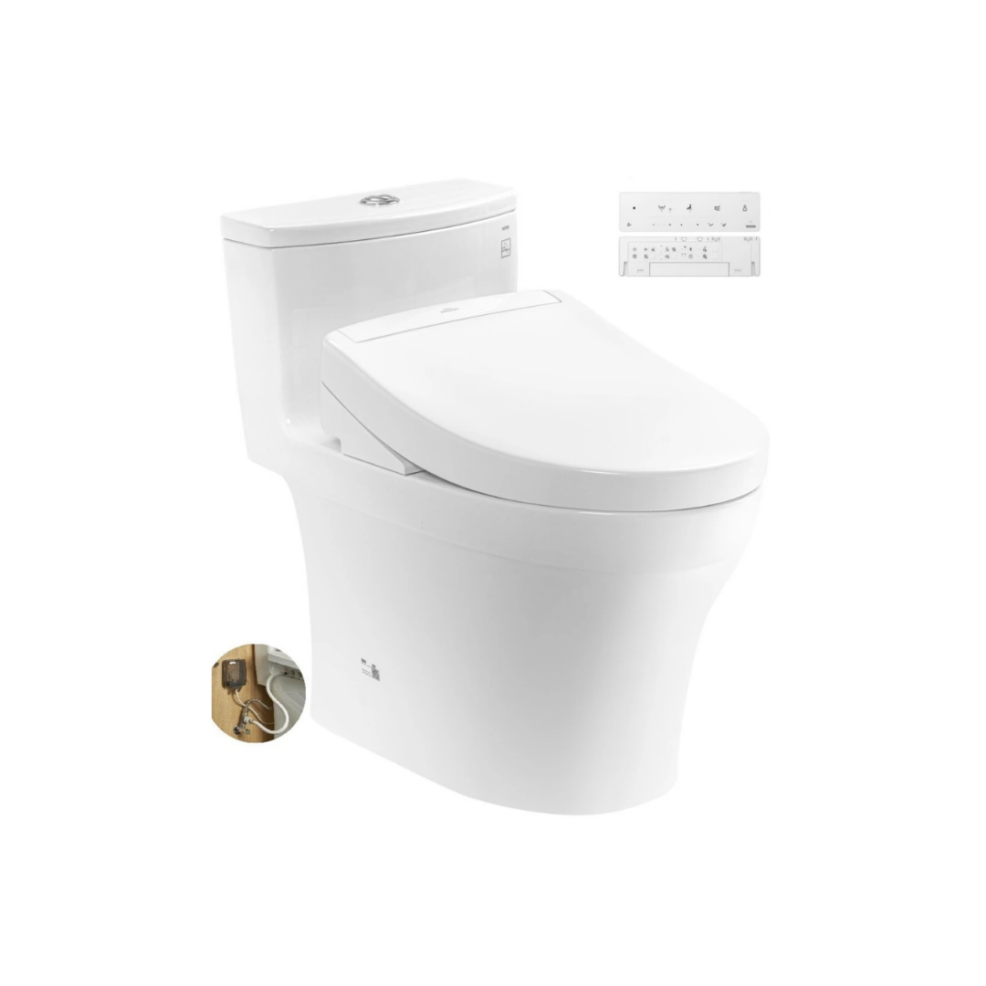 Bồn Cầu Điện Tử TOTO MS885DW25 Nắp Rửa Washlet TCF34461GAA S5