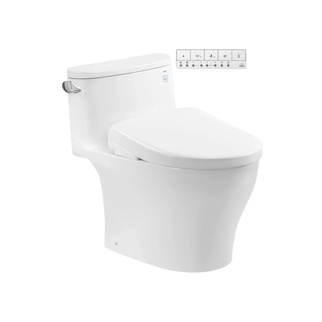 Bồn Cầu Điện Tử TOTO MS887CRW23 Nắp Rửa Washlet TCF47360GAA S7 Giấu Dây