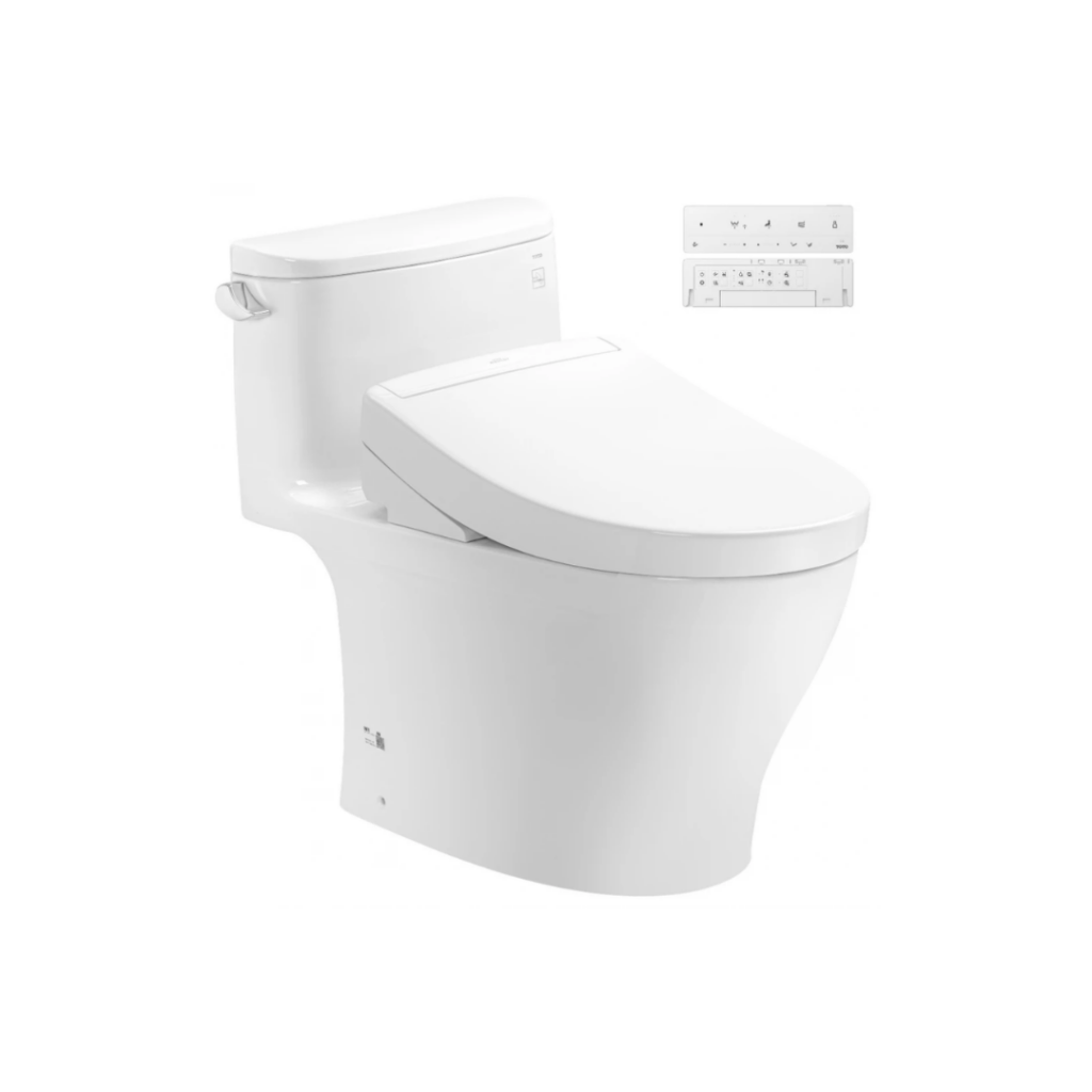 Bồn Cầu Điện Tử TOTO MS887CRW25 Nắp Rửa Washlet TCF34461GAA S5 Giấu Dây