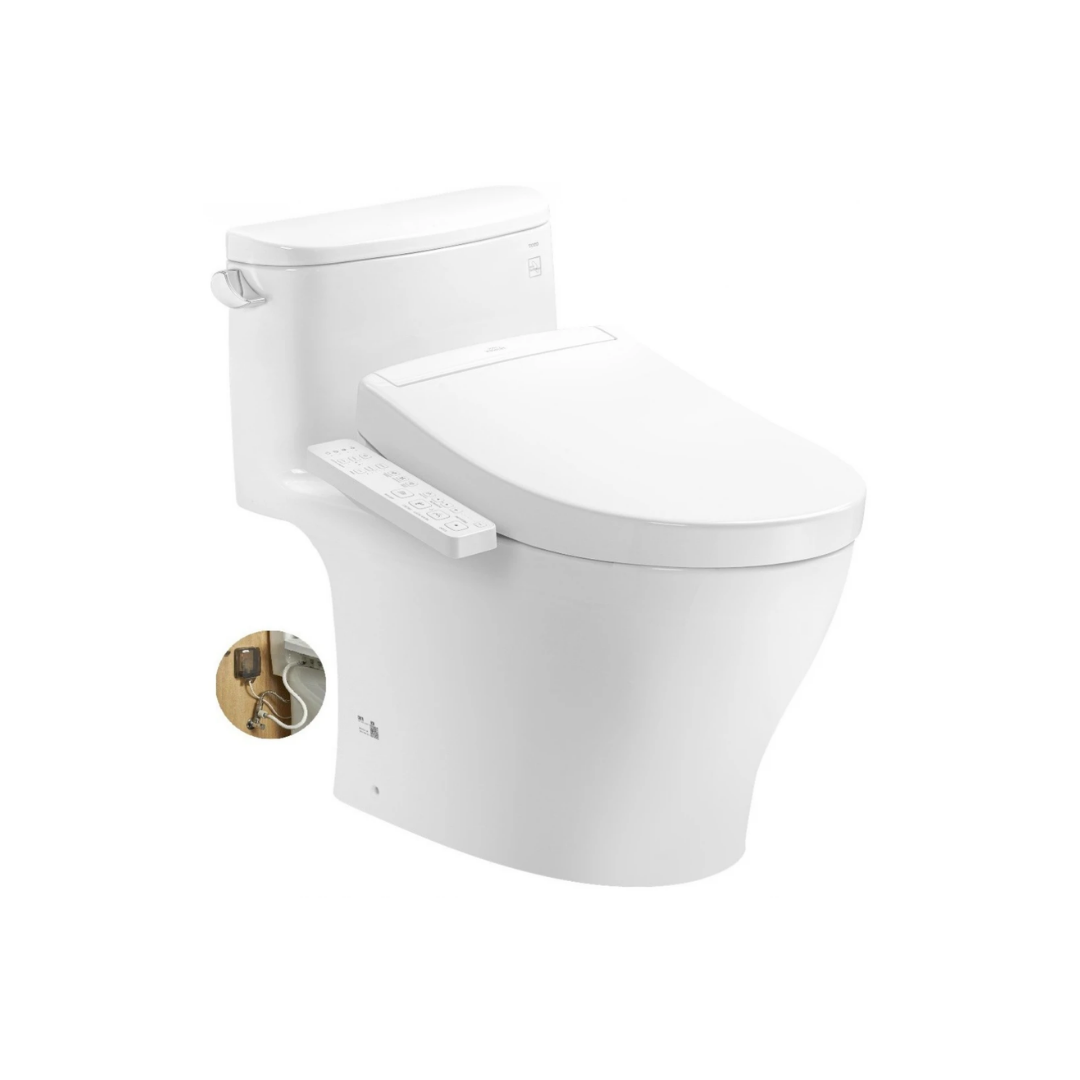Bồn Cầu Điện Tử TOTO MS887RW24 Nắp Rửa Washlet TCF33461GAA S2