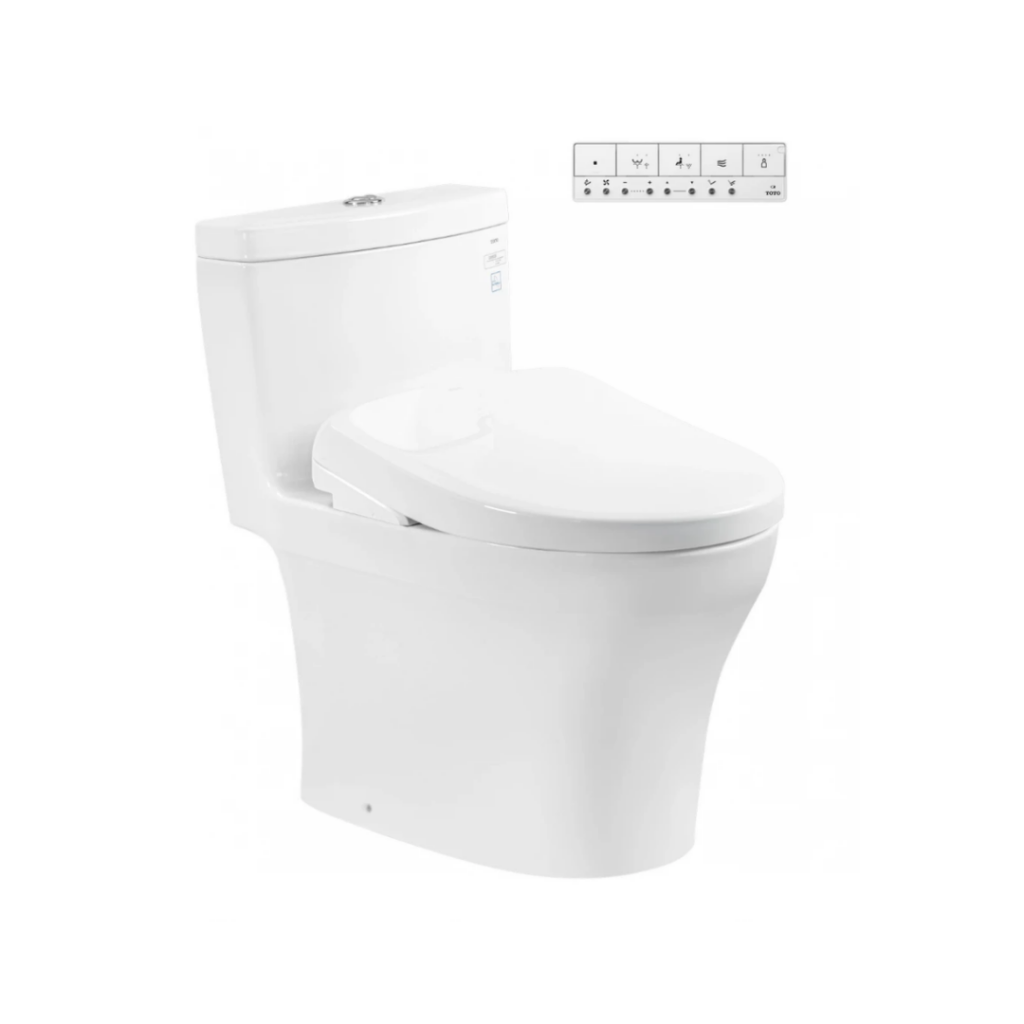 Bồn Cầu Điện Tử TOTO MS889CDRW23 Nắp Washlet TCF47360GAA Dòng S7