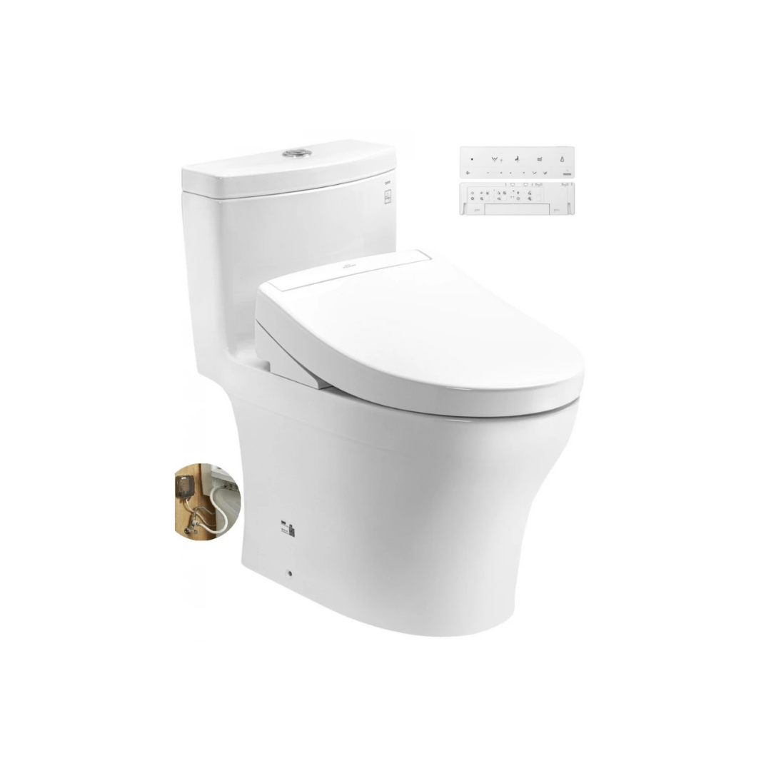 Bồn Cầu Điện Tử TOTO MS889DRW25 Nắp TCF34461GAA Dòng S5