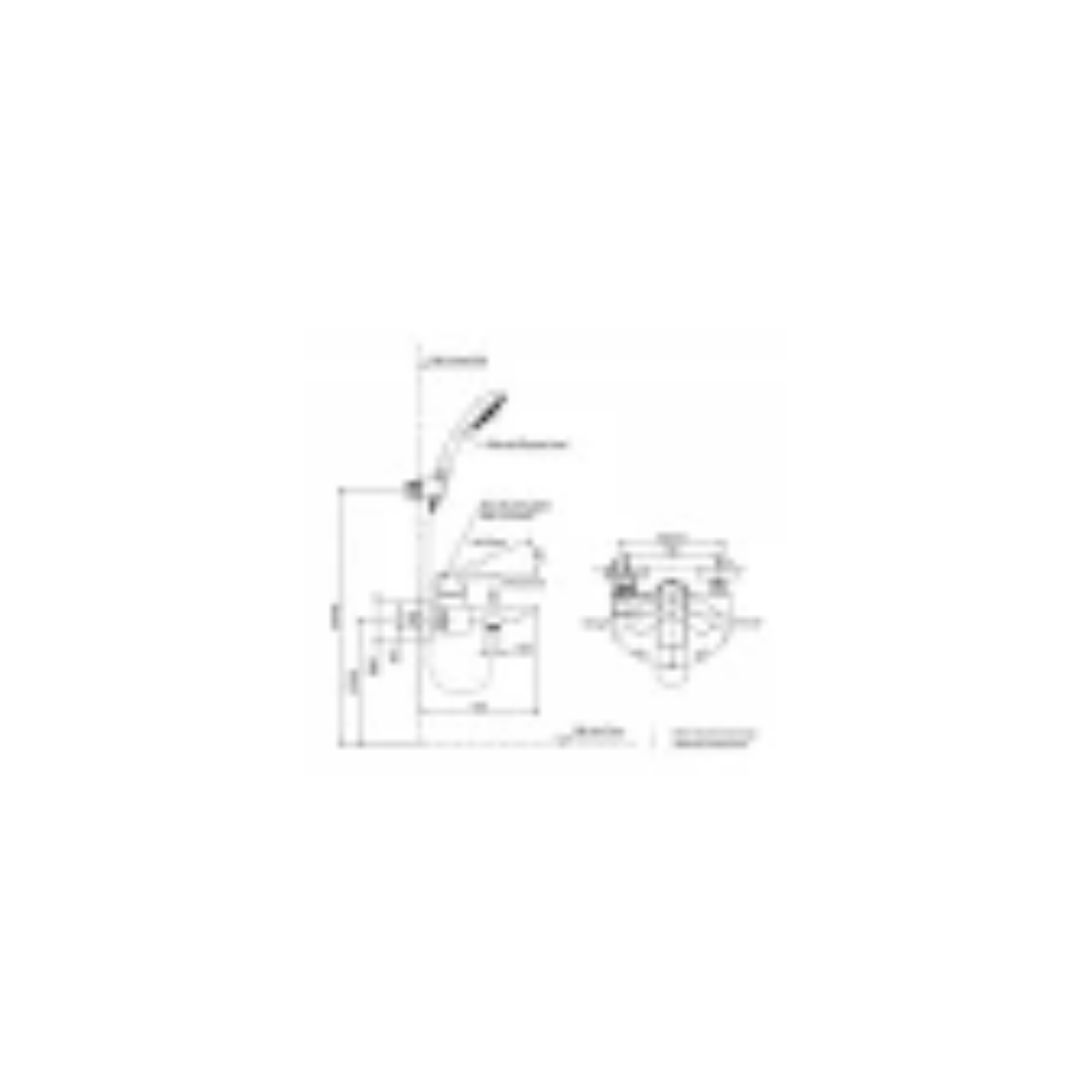 Vòi Sen Tắm Nóng Lạnh TOTO TBG02302VA/TBW02005V