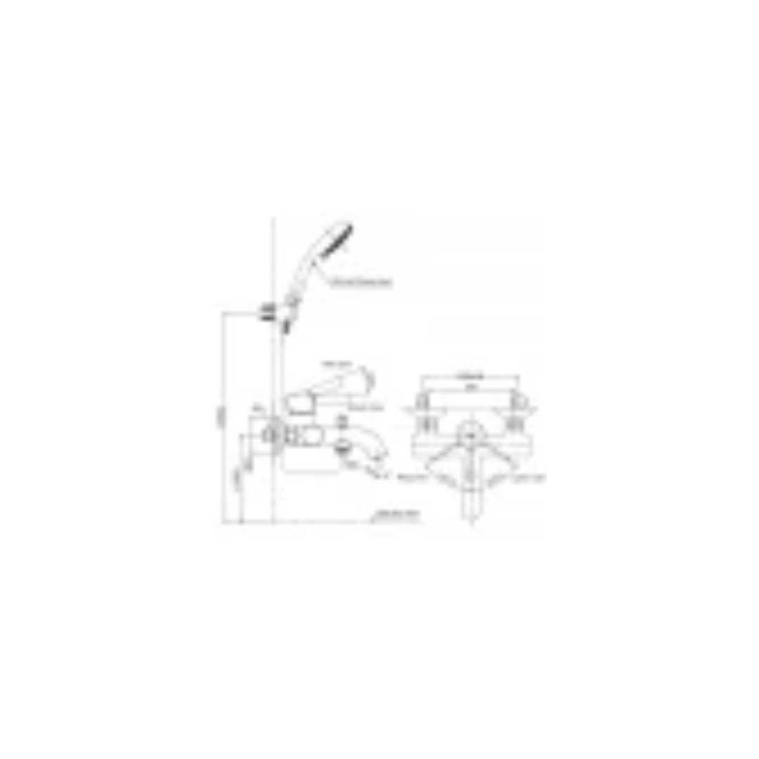 Vòi Sen Tắm Nóng Lạnh TOTO TBG11302VA/TBW02006V