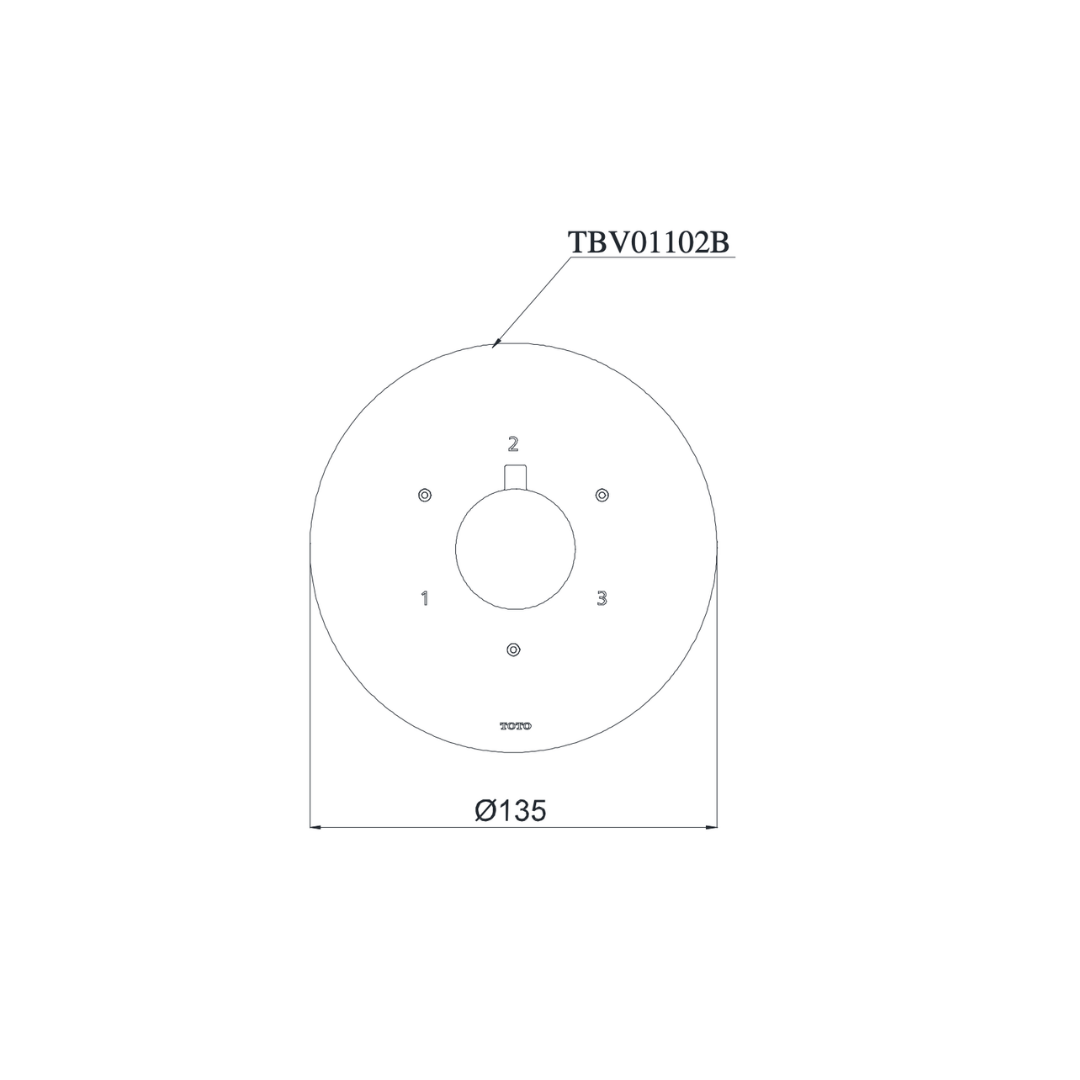 Van chuyển hướng 3 đường nước TOTO TBV01102B