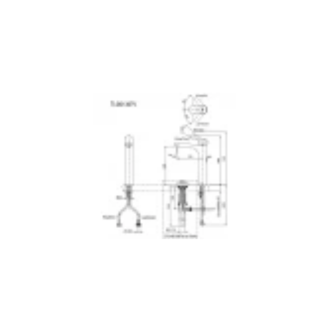 Vòi Lavabo Nóng Lạnh TOTO TLG01307V Cổ Cao