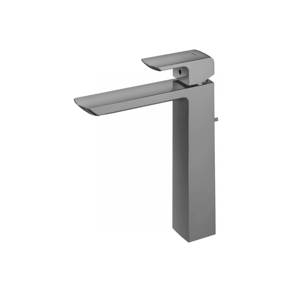 Vòi Lavabo TOTO TLG02307BBGP Nóng Lạnh Cổ Cao Xám Than Chì Mờ