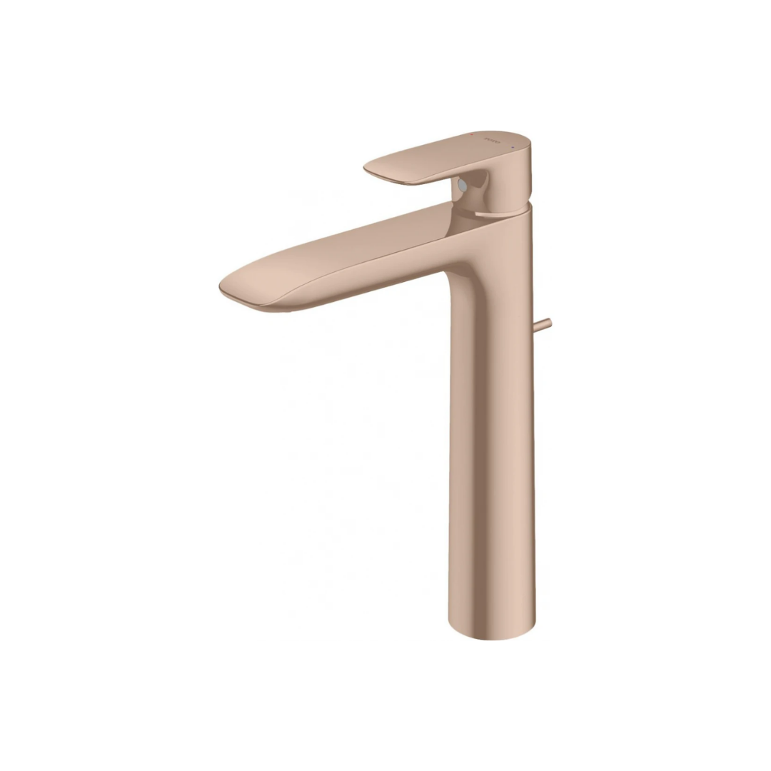 Vòi Lavabo TOTO TLG04307BBRG Nóng Lạnh Thân Cao Màu Vàng Hồng